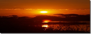 sunset at Kanyemba from Ellie